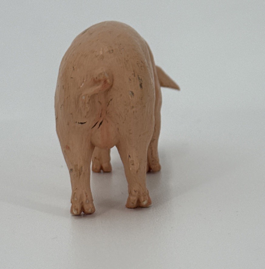 Mojo Sow Pig Animal Figure 2010 Farm Toy 4.25″ Long Made in China