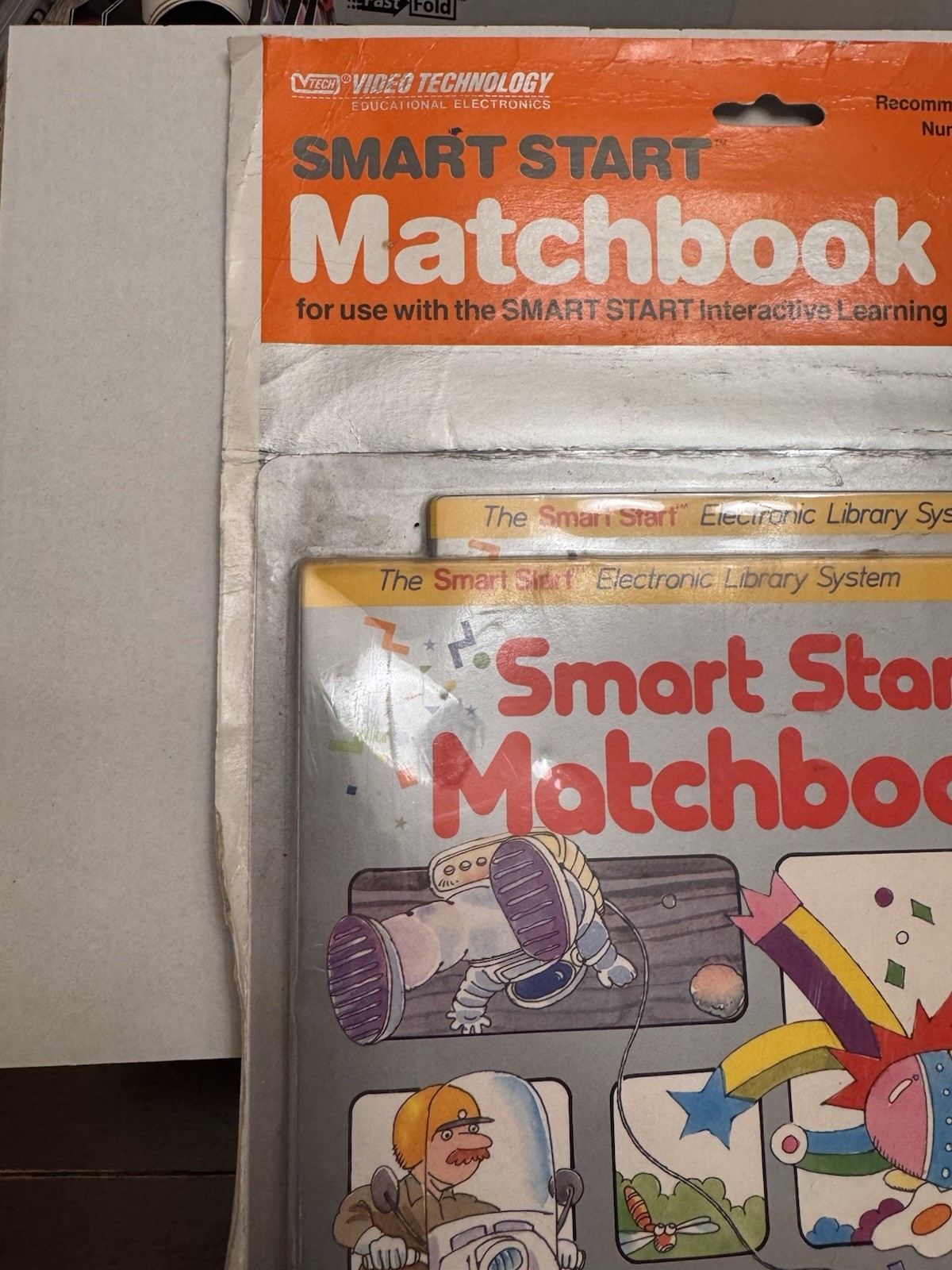 VTech Smart Start Matchbook Activity Books 04 & 05 Vintage 1987 Sealed Shopko