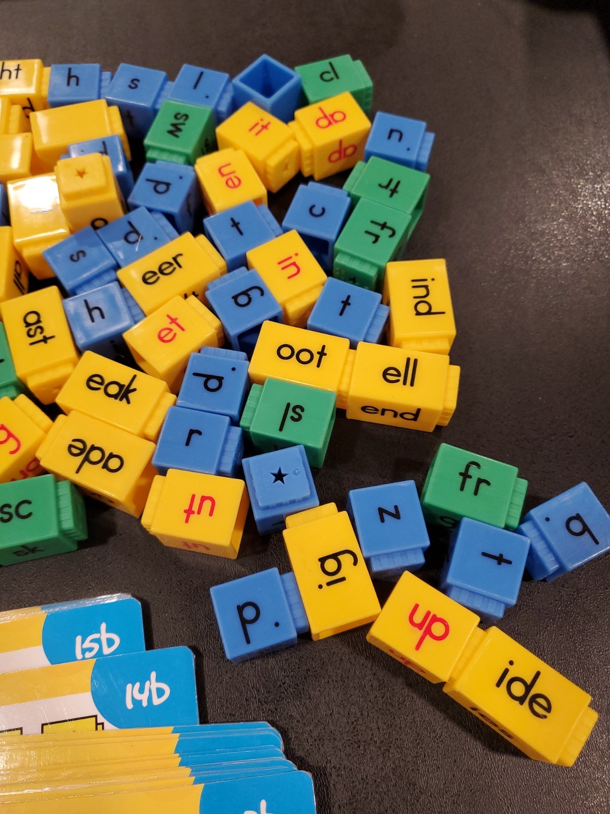 Learn Resources Reading Rods Word Families Cubes HOMESCHOOL Grade 1+