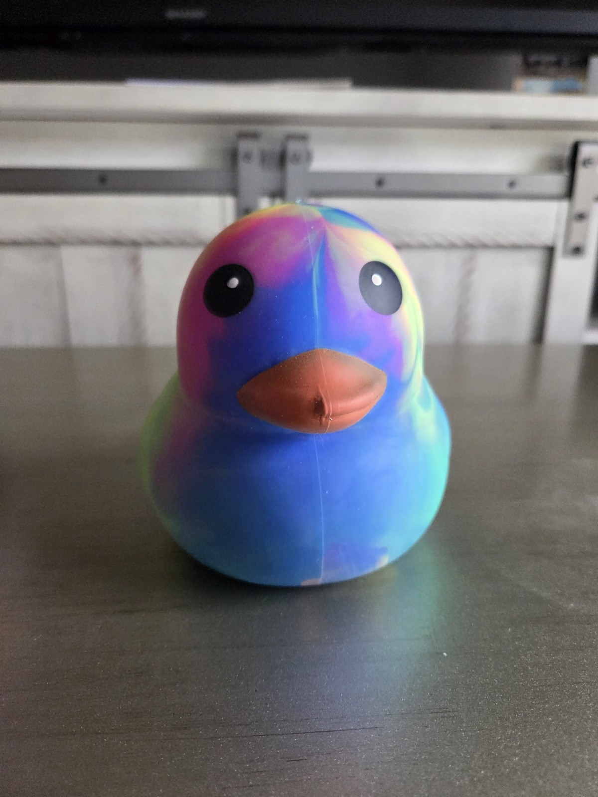 Toy Mendous SQUEEEZY Jumbo Tie-dye Duck (p/g) Squishy Toy