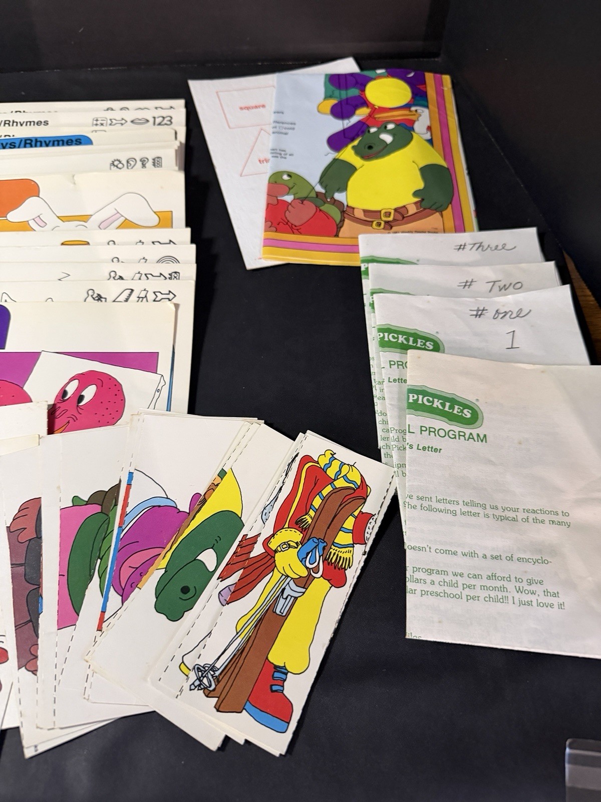 1981 Sweet Pickles Preschool Program Activity Bus w/Cards & Games See Decription