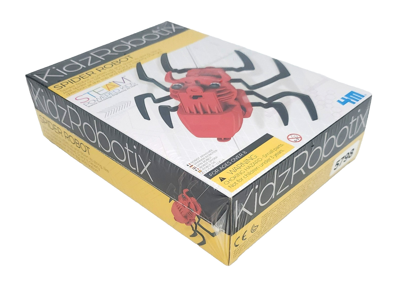 4M KidzRobotix Steam Powered Spider Robot Steam Powered Kids Ages 8+ NEW,SEALED