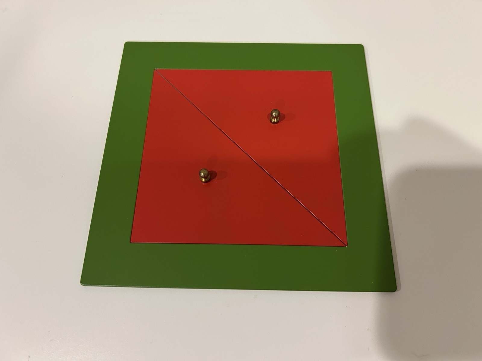 Montessori Metal Squares Elementary Math Fractions Geometry Figures