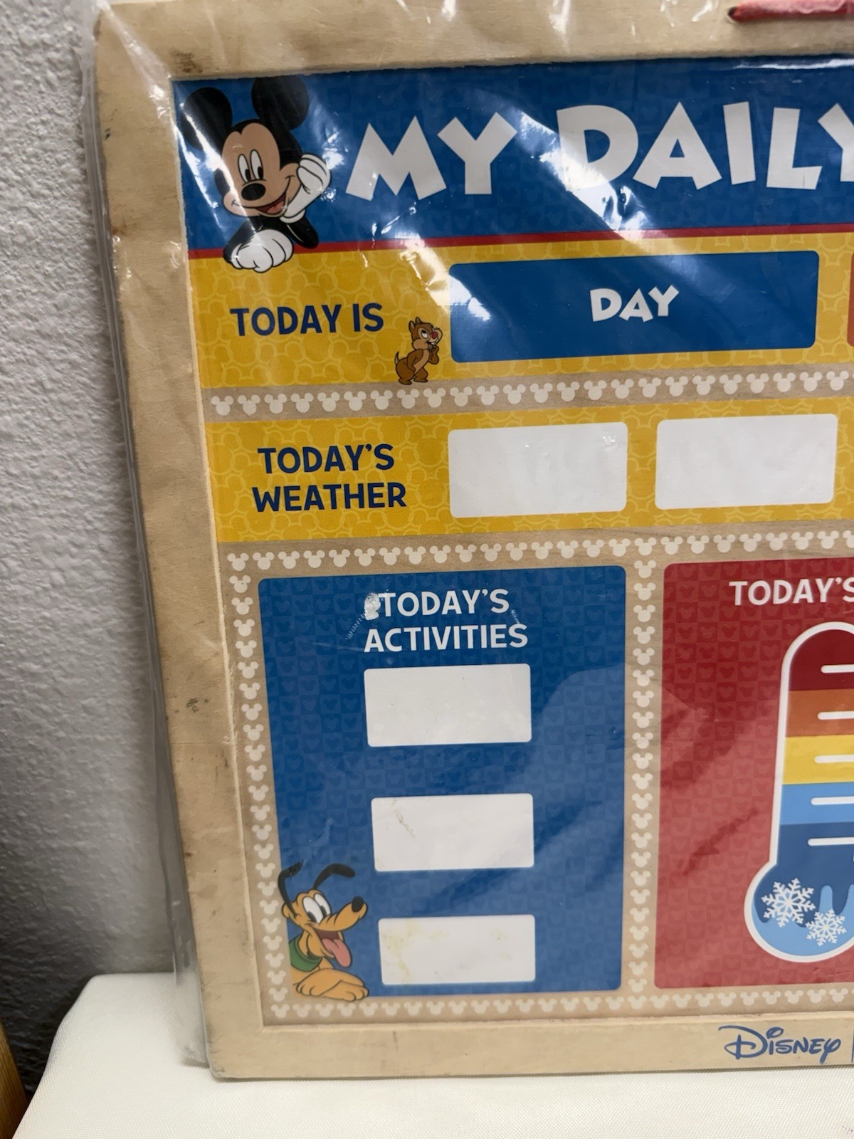 Melissa And Doug My Daily Calendar DISNEY Mickey Mouse Magnetic Wooden Holidays