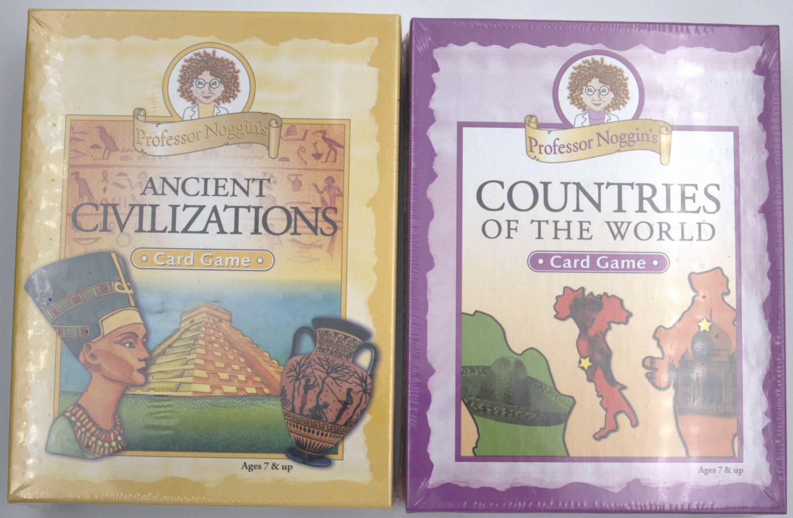 Professor Noggin’s Card Games Lot Ancient Civilizations & Countries of World