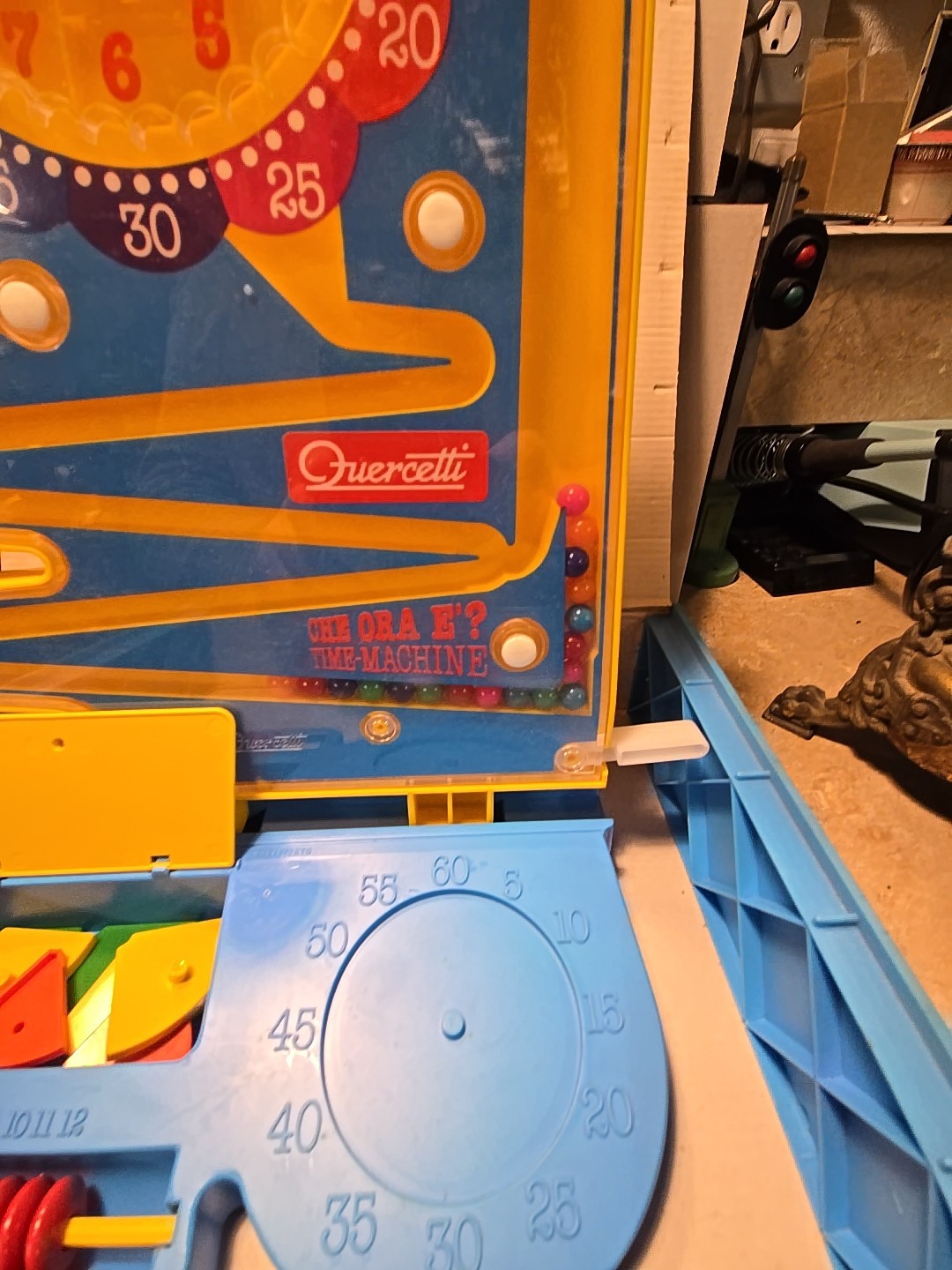 Quercetti Time Machine – Fun Learning To Tell The Time Toy – Made in Italy