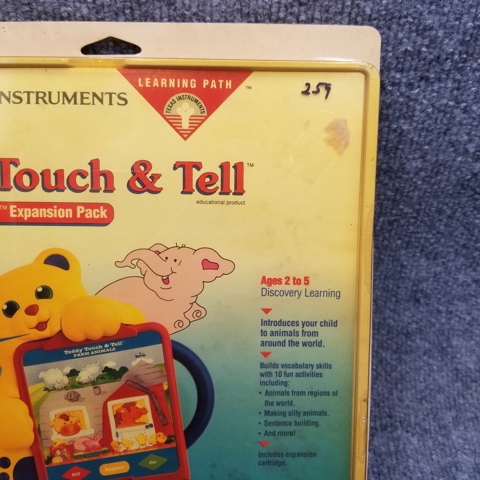 Teddy Touch & Tell Teddy’s Animal Friends Expansion Pack Texas Instruments