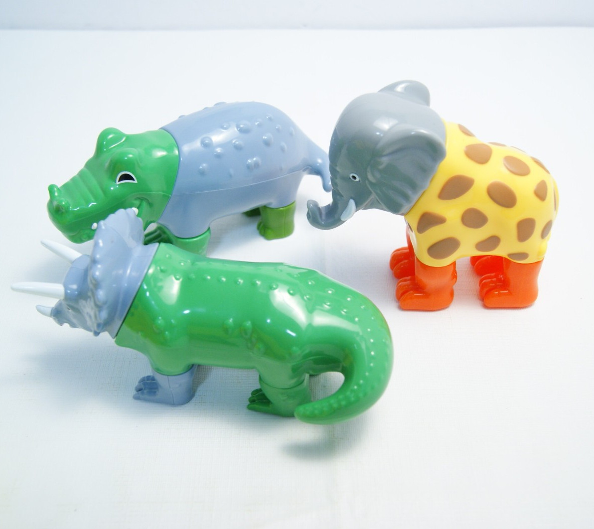 Magnetic Mix Match Animals Lot – Popular Playthings Jungle & Dinosaur Set 32 PCS