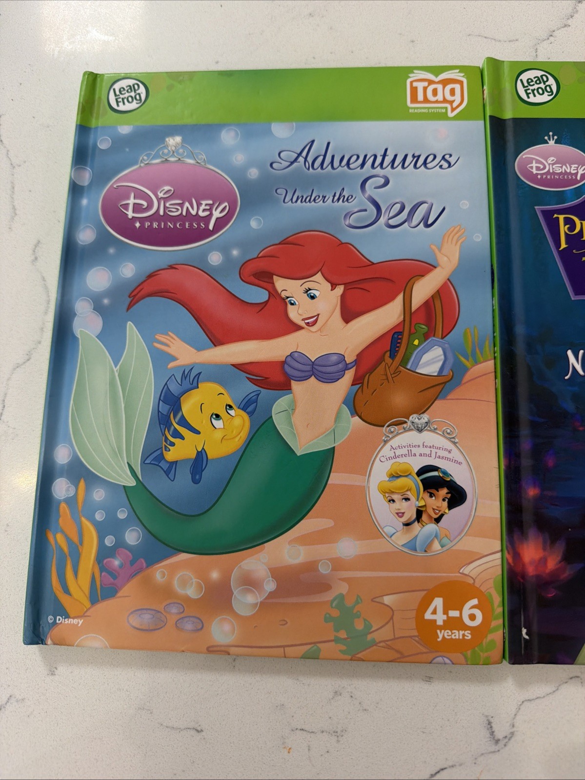 LeapFrog TAG Reading Books Disney Princess Little Mermaid Diego 3 HC 2 Soft 5