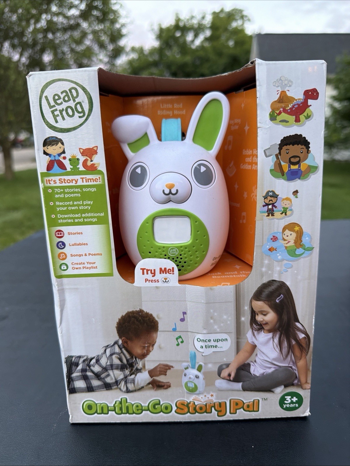 Leap Frog On-the-Go Story Pal LeapFrog Storyteller Lullabies Songs Poems 3+ 11a