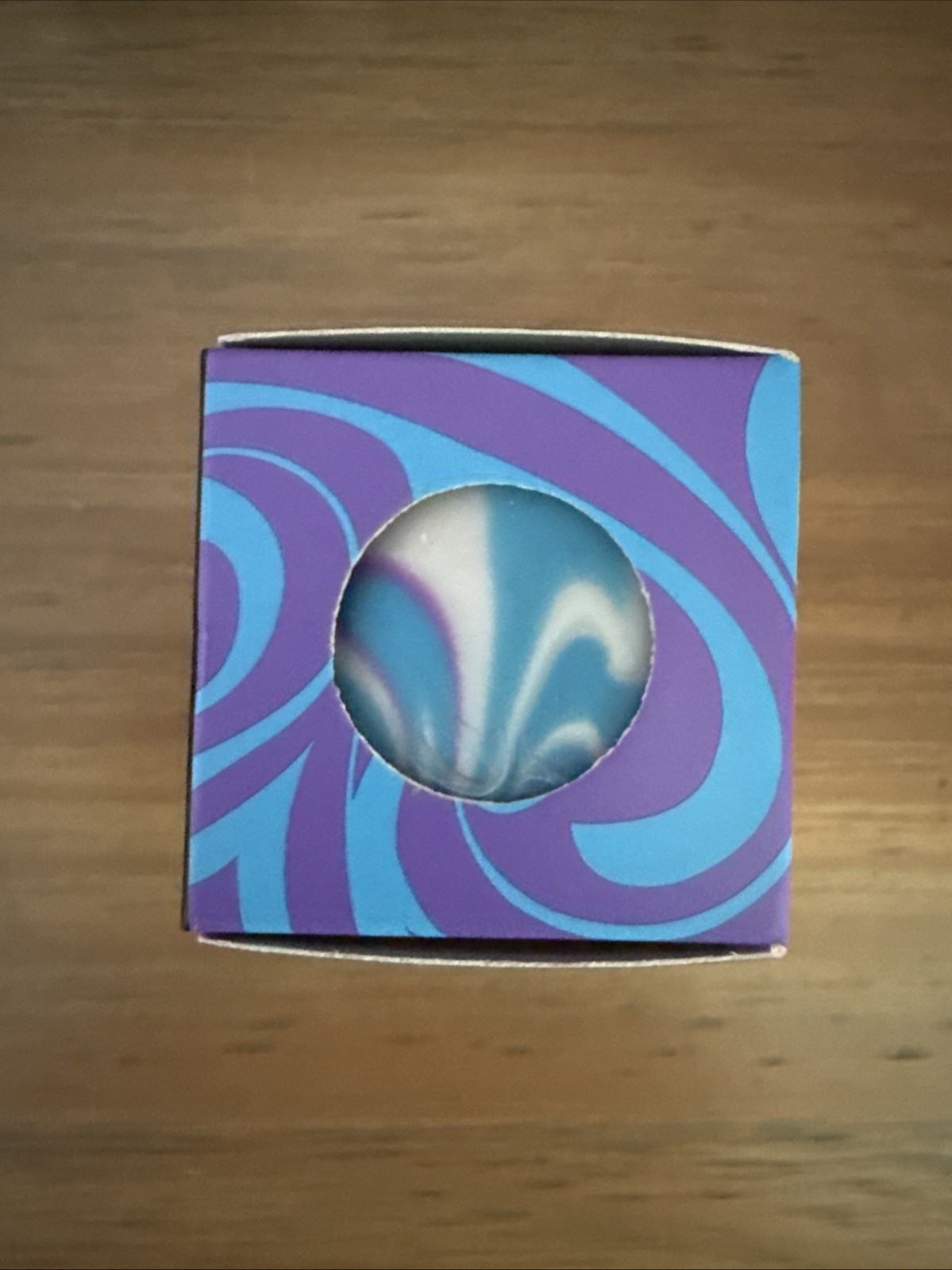 NeeDoh Hot Shots Teenie Ripple Swirl Groovy Glob Color Change Blue Nice Cube Lot