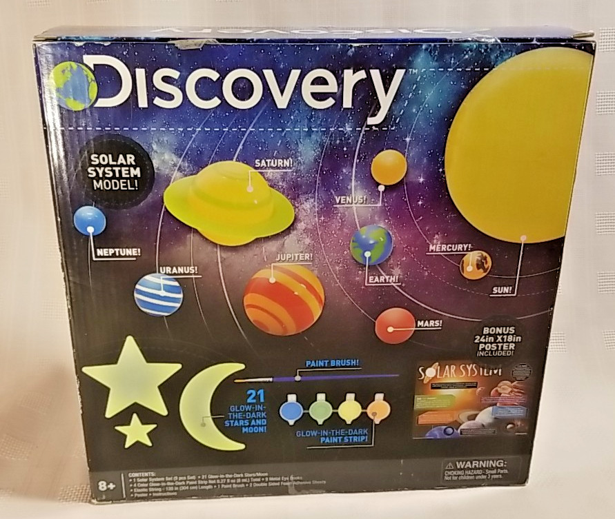 Discovery 30 PIECE 3D Solar System Model – New Open Box