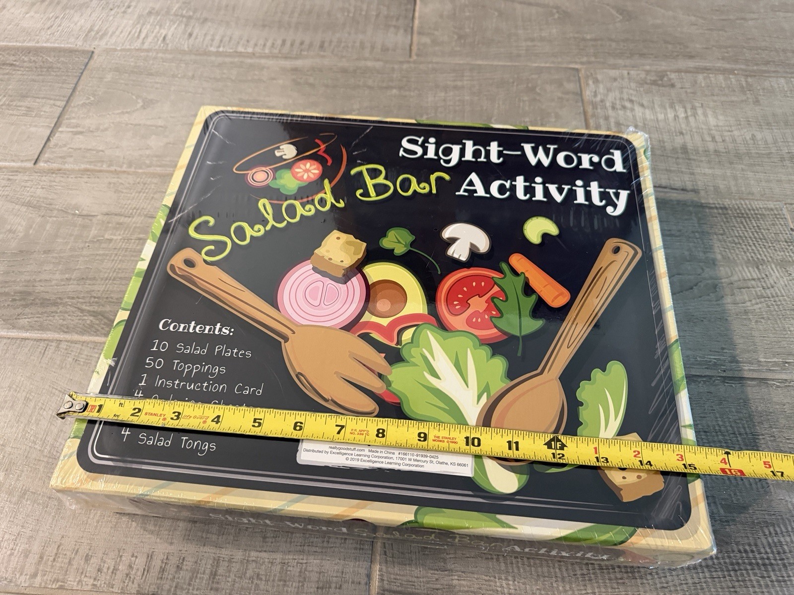 Sight Word Salad Bar Activity New Sealed Educational Homeschool
