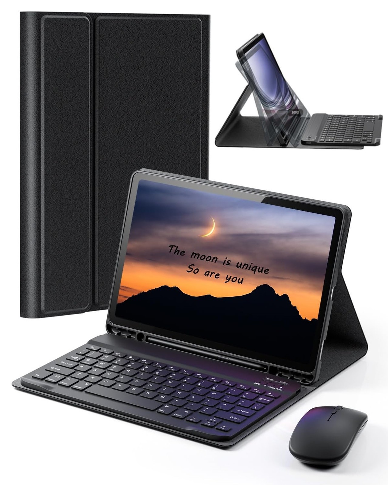 TUNKARMOR Case Keyboard for Samsung Galaxy Tab A8 10.5 inch 2022 2021 Built-i…