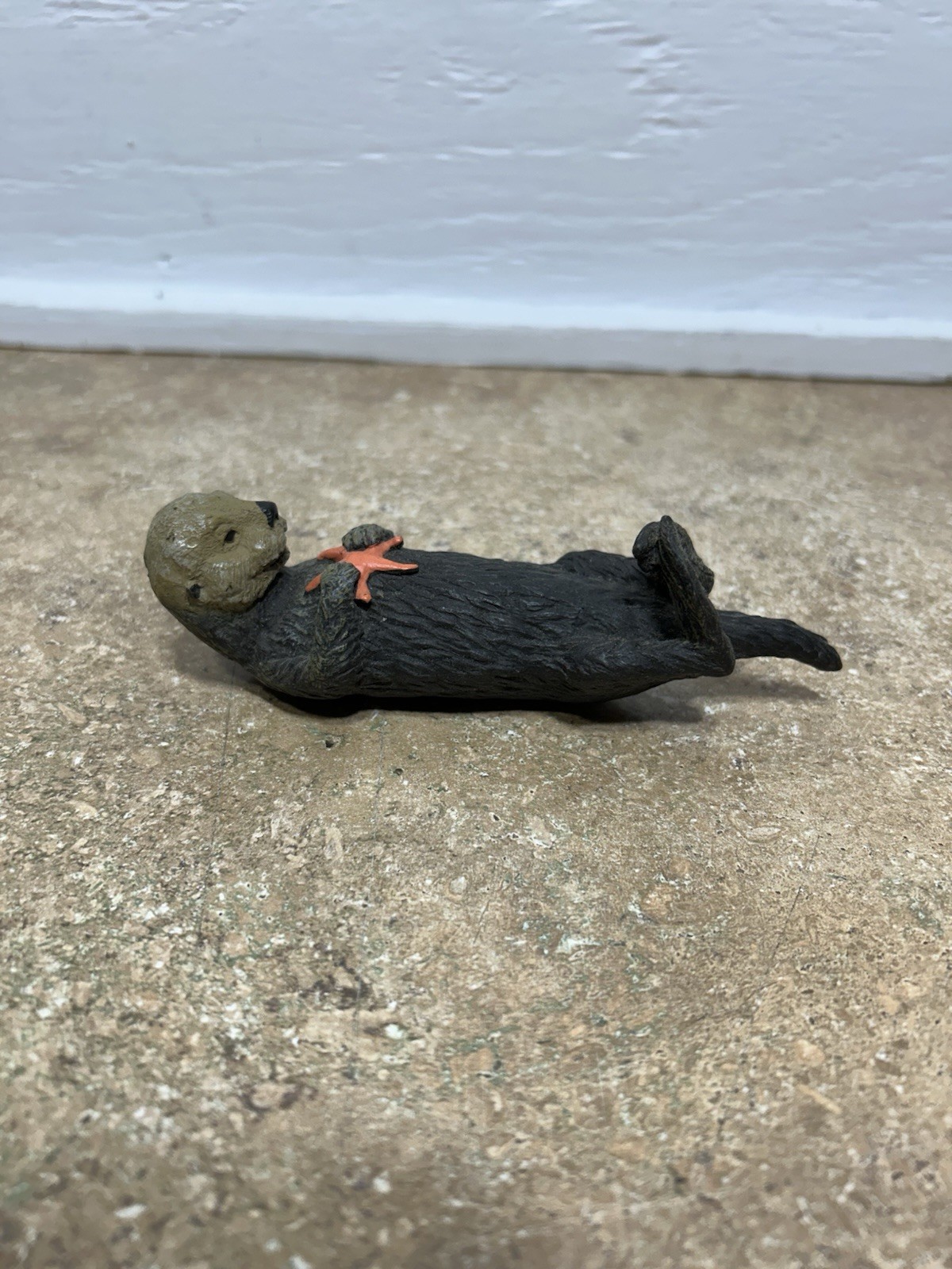 Safari Ltd. Sea Otter Figure With Starfish 2003 Marine Mammal