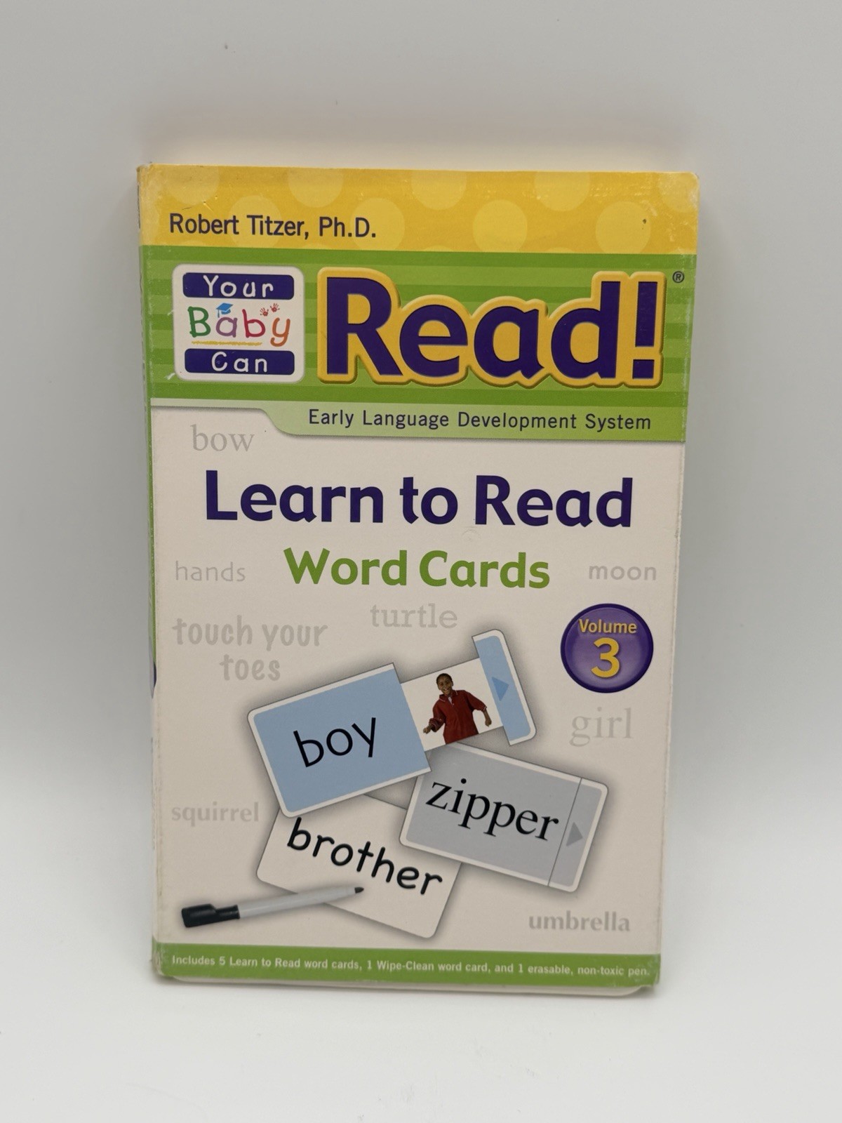 Your Baby Can Read Learn Set / DVDs Books Cards Bundle Lot of 16