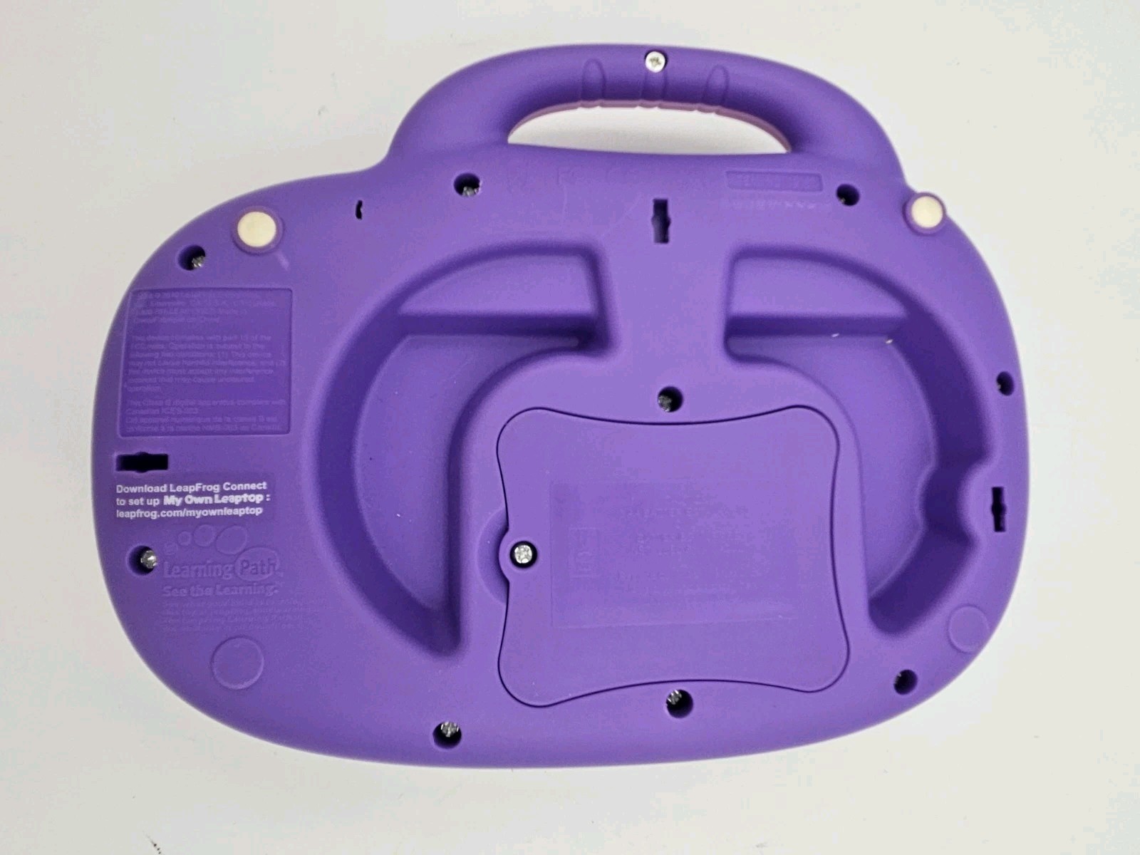 LeapFrog My Own Leaptop Laptop Purple Learning Interactive ABC Music Games WORKS