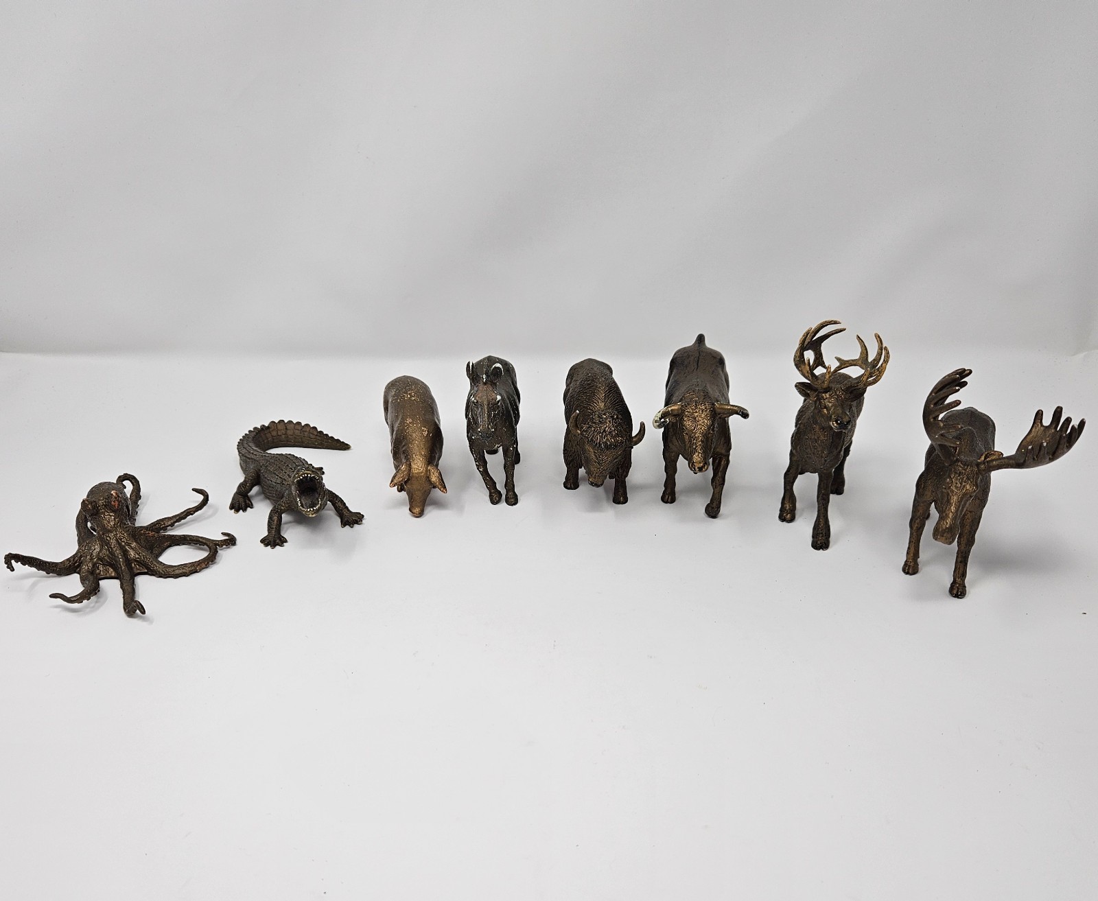 Mojo Safari Mixed Animal Figures Lot of 8