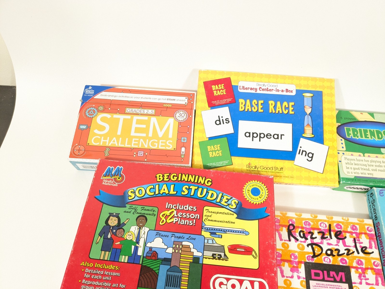 Lot of 7 Educational Games Classroom Resource Sequential Social Studies STEM ABC
