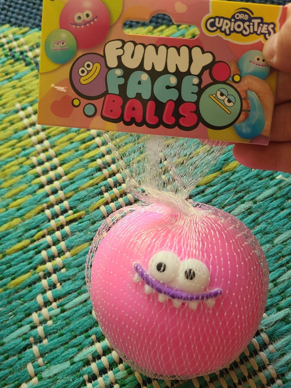 Orb Curiosities Funny Face Balls Squishy 5 Five Below – Set Of 3– Like Needoh