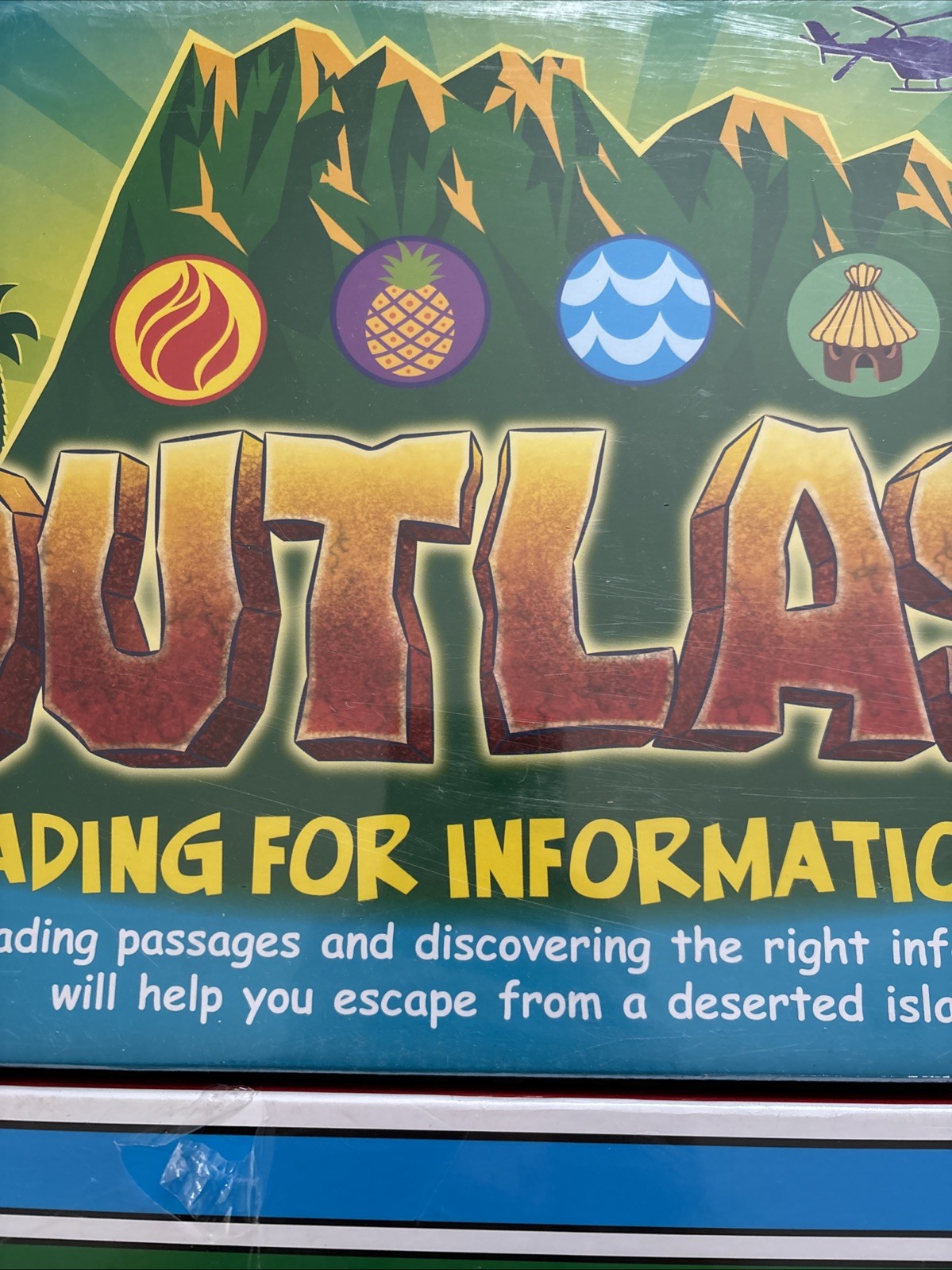 Lakeshore Learning Set Of 2 Board Games-Allowance Game And Outlast Reading Comp