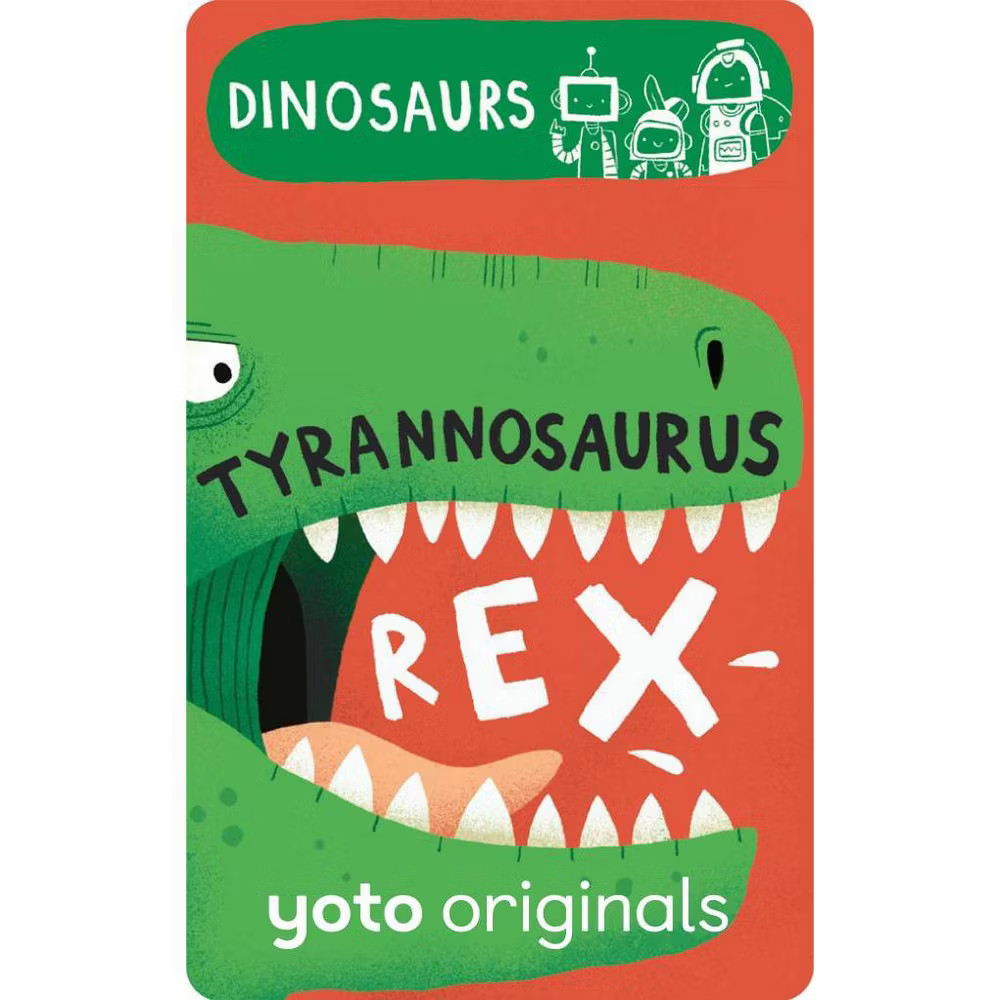 Yoto BrainBots: Dinosaurs Audio Card Collection (8 Card Pack): Educational