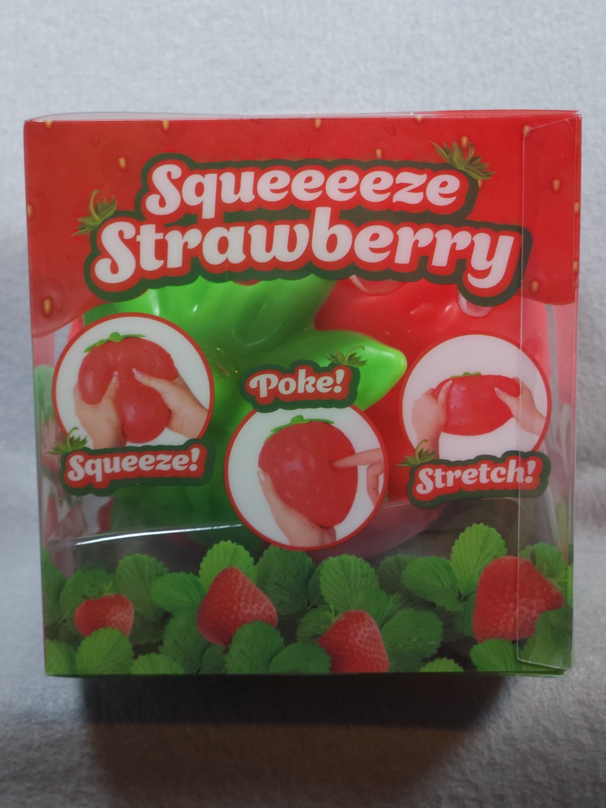 Sunny Days Jumbo Squeezy Strawberry Squishy Toy Stress Relief Sensory Fun Viral