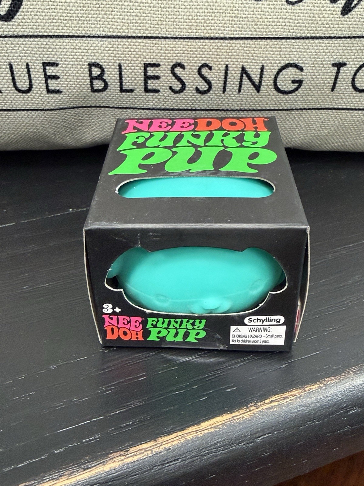 NIB Sealed Needoh Funky Pup Teal – Squishy Stress Relief Toy Schylling