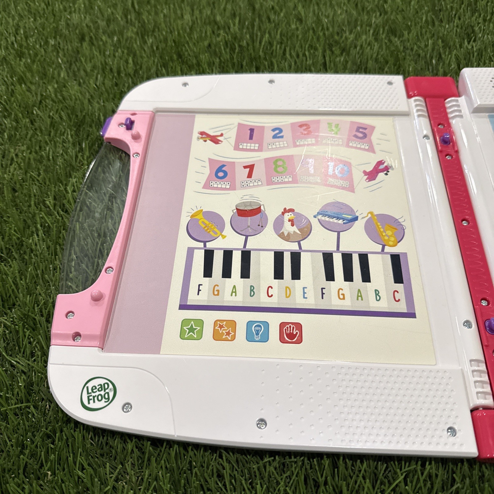 LeapFrog Leap Start Pink/Purple/White Learning System | Tested/Reset