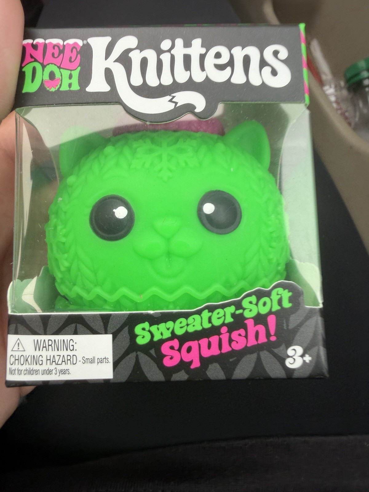 Brand New NeeDoh Smitten Knittens Sweater-Soft Squish – Green