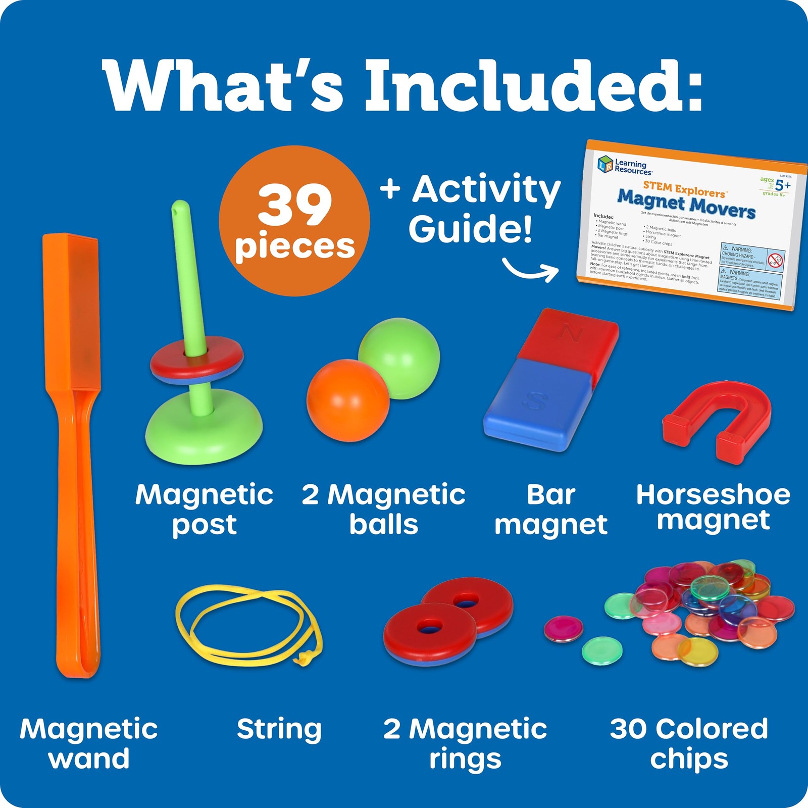 Learning Resources STEM Explorers Magnet Movers – Science For Medium, Multi