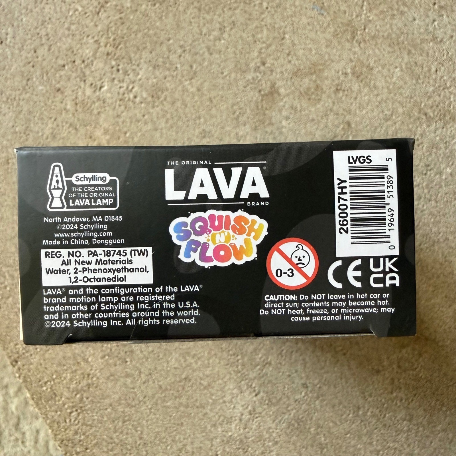 Needoh Lava Lamp Squishy Squeezey Toy Glow in Dark Fidget Nee Doh Schylling NEW