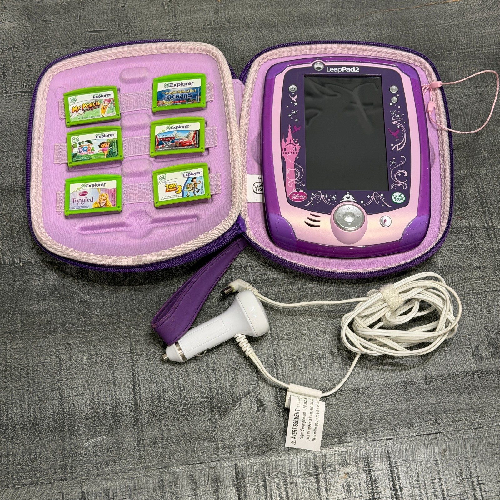 LeapFrog LeapPad 2 Explorer Learning System: Disney Princess, 6 Games Bundle