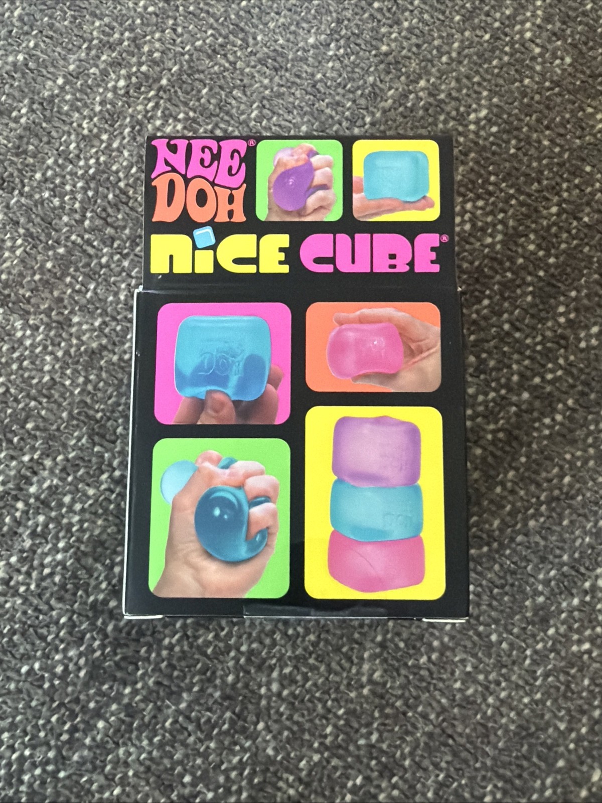 Schylling Nee Doh Blue Nice Cube -GENUINE-Brand New In Box – HTF-MINT