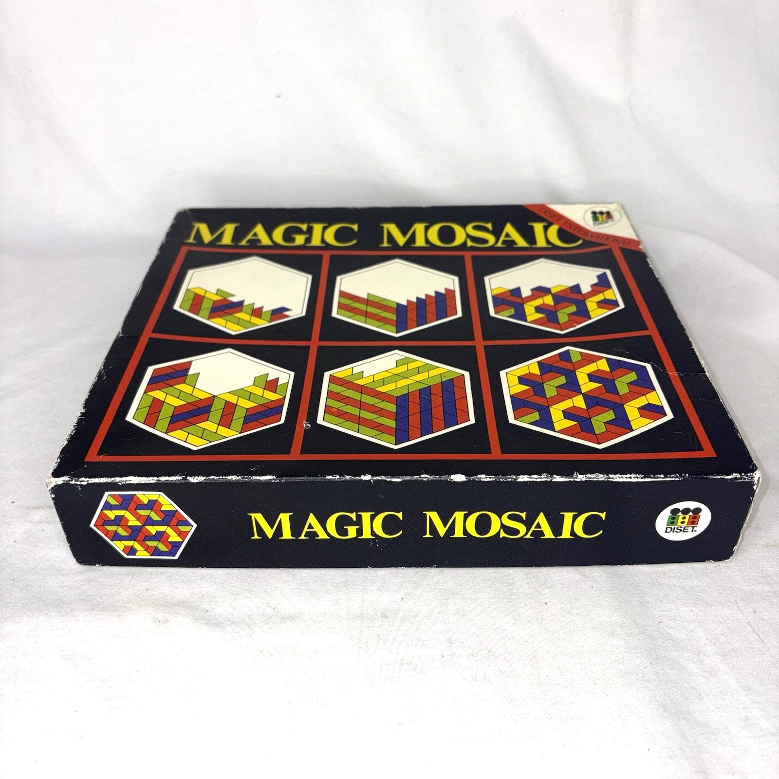 Magic Mosaic Educational Puzzle Game Create Build Diset International Vintage