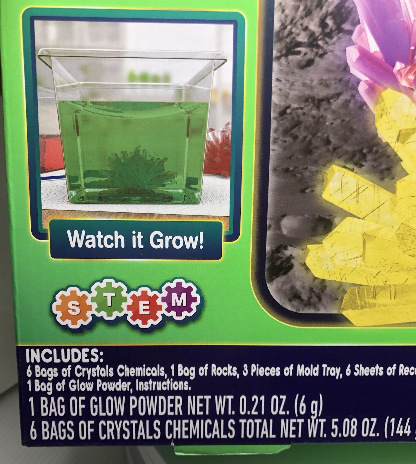 Grow Your Own Crystals KIT Science Toy BIRTHDAY Experiment For Kids STEAM Gift