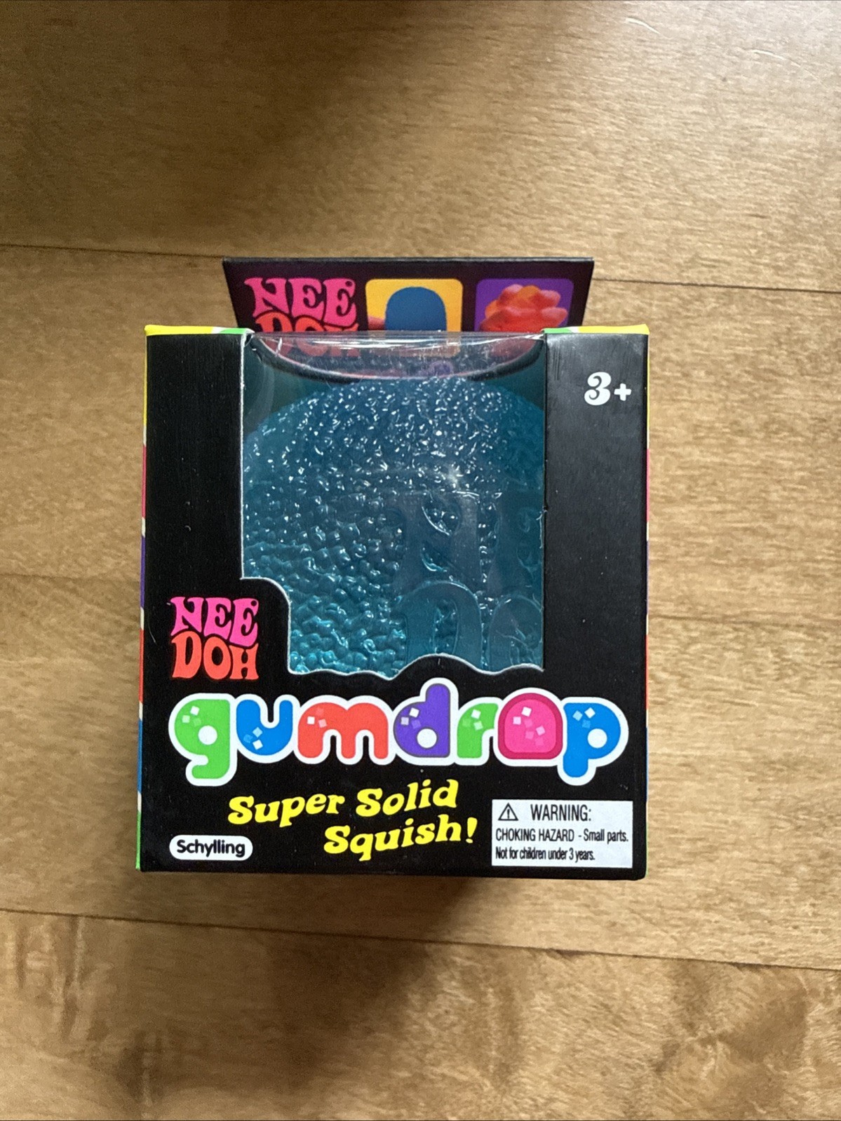 Needoh Gum Drop BLUE Squishy Fidget Ball Viral Tiktok Trend Gumdrop New In Box