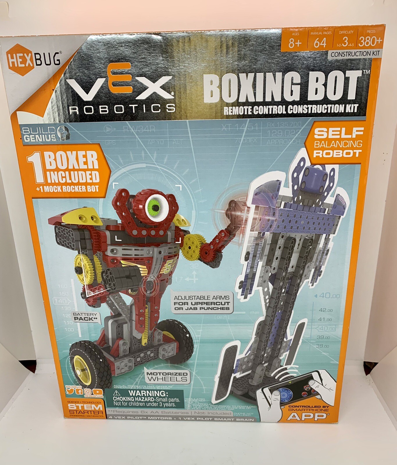 Vex Robotics Balancing Boxing Bots Single