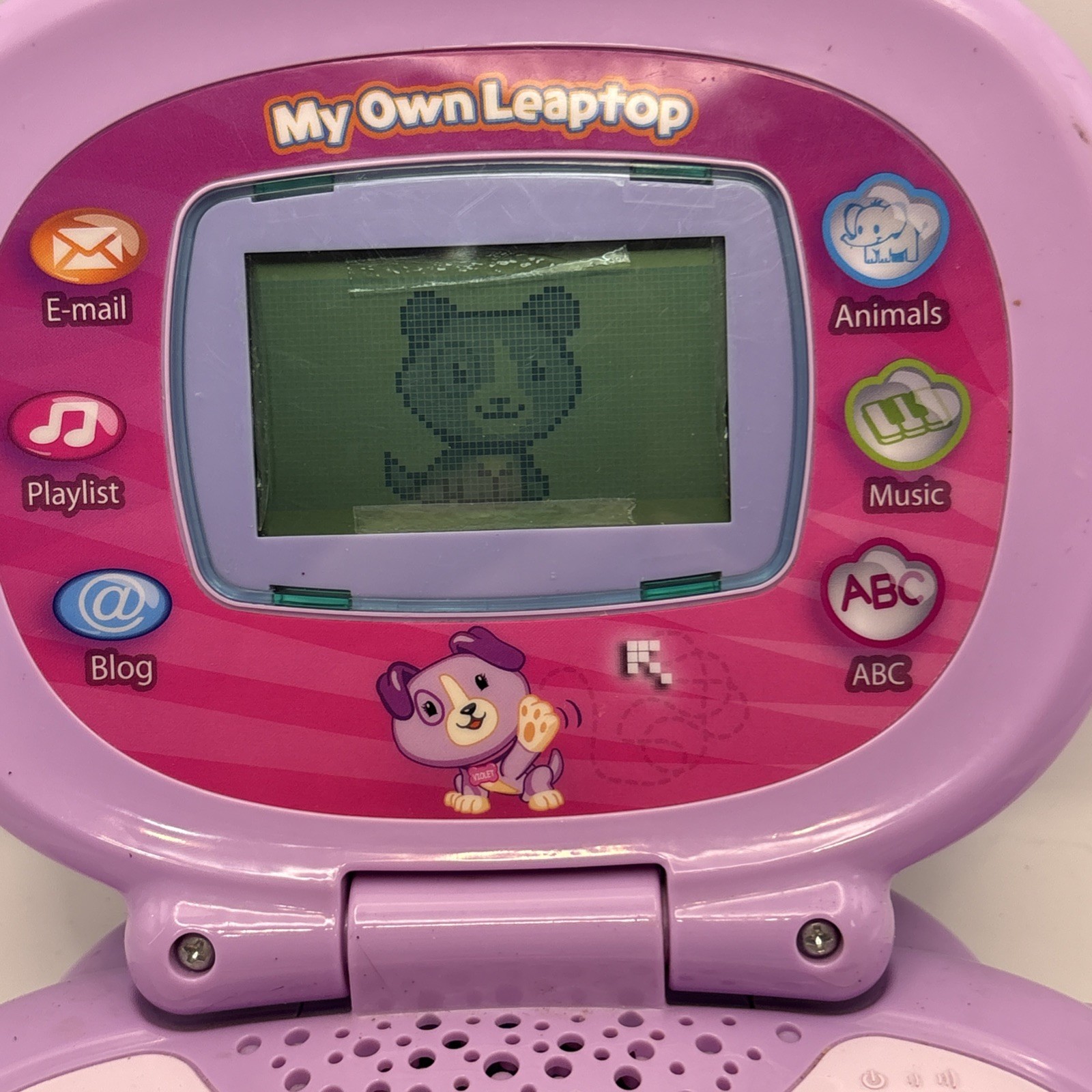 2010 LeapFrog My Own Leaptop Purple Electronic Learning Toy EDUCATIONAL TESTED