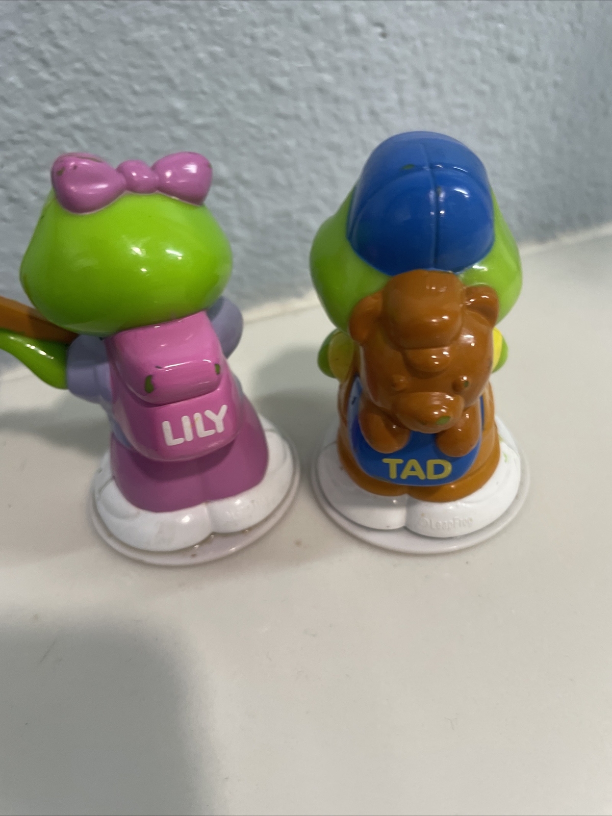 Vintage Leap Frog Phonics School Bus Music Band Replacement Figures Lily and Tad