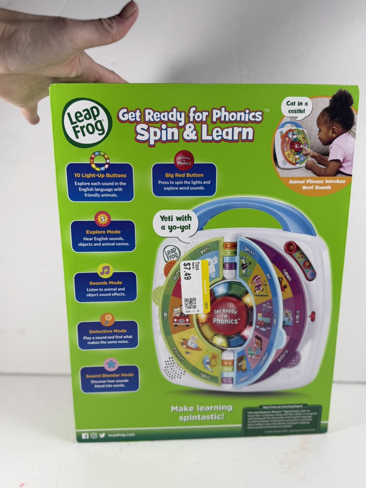 LeapFrog Get Ready for Phonics Spin & Learn Baby and Toddler Toys