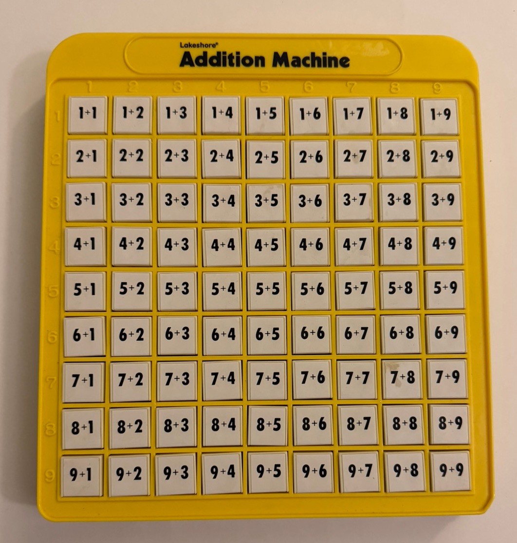 Lakeshore Addition Machine Teaching Math Homeschool Educational Learning