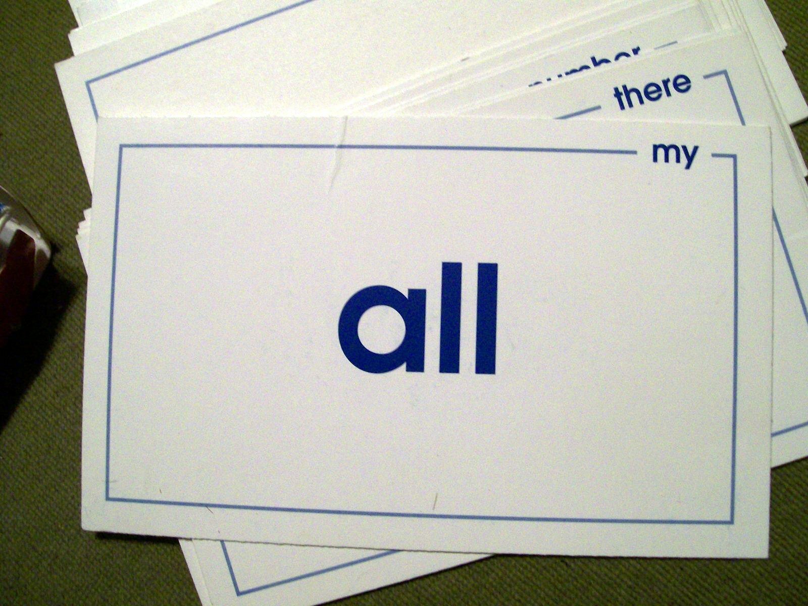School Zone Beginning Sight Words Flash Cards Ages 5 and Up