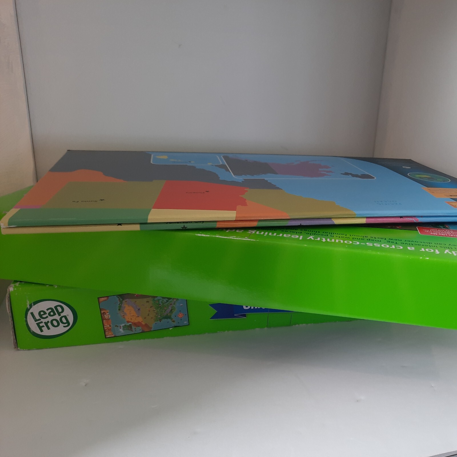 Used Good Leap Frog Tag Interactive United States Map 2-Sided Jumbo 35″ x 20″