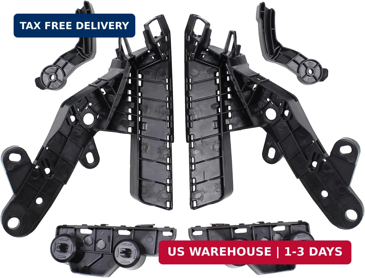 MOTOKU 3 Pair Front Bumper Bracket Retainer for Nissan Altima 2013-2015 Left Dri