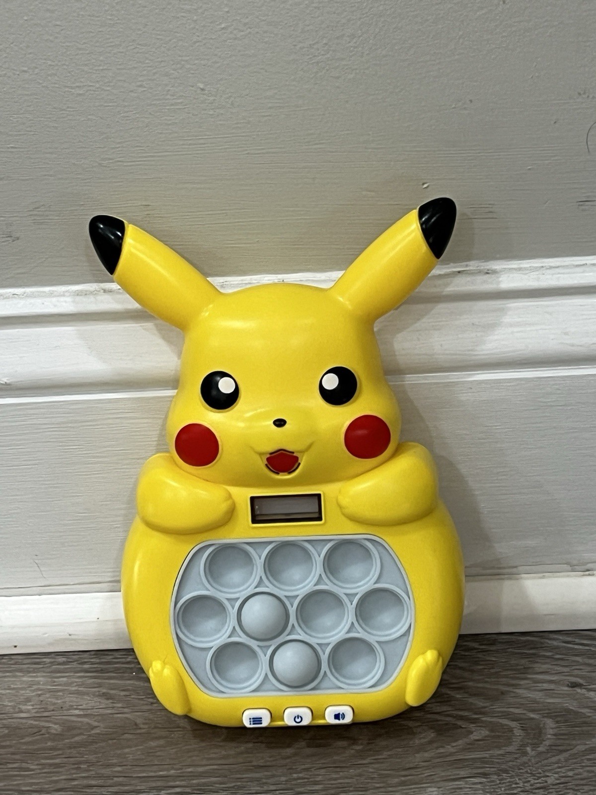 Pikachu Pop Push it Game Controller Sensory Fidget Toy Electronic Pokémon Works