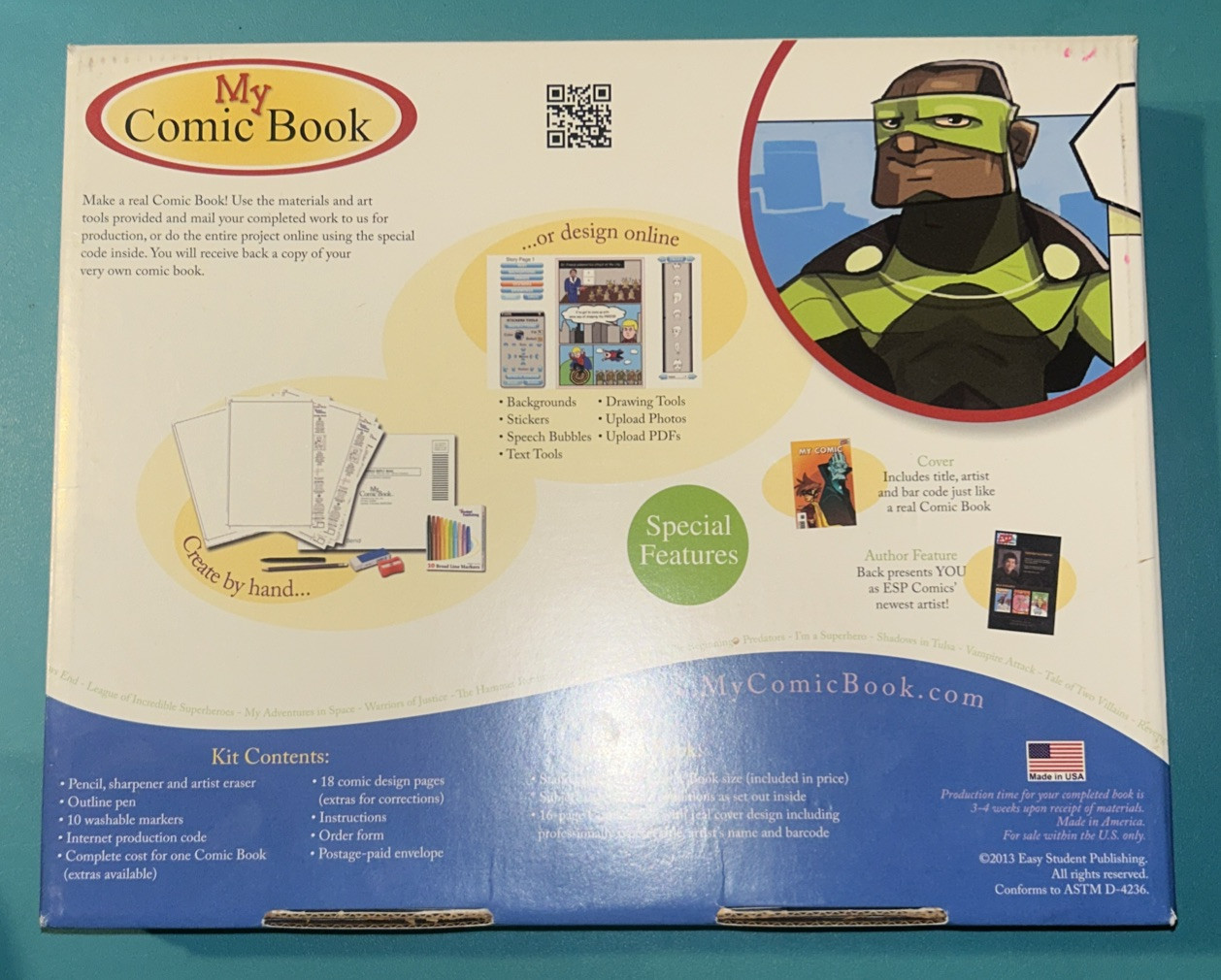 My Comic Book (Publish Your Own Comic Book!) Easy Student Publishing NEW OPEN
