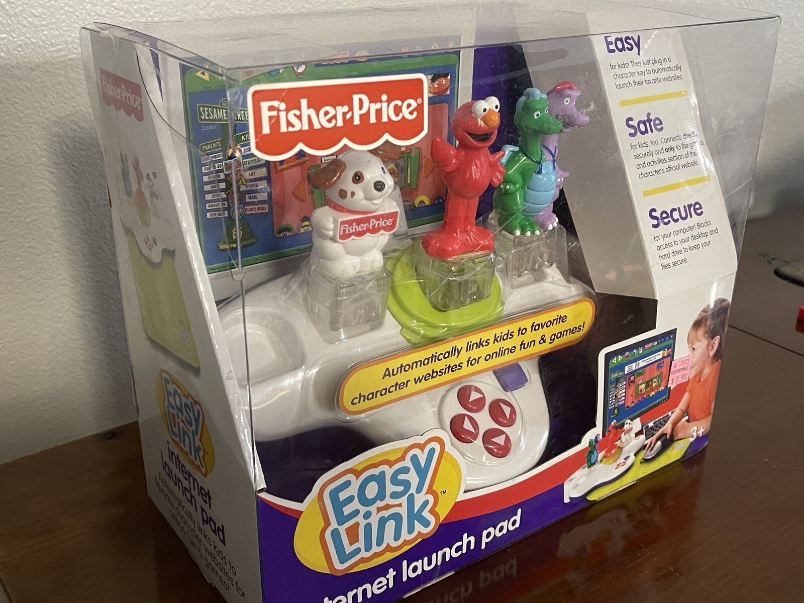 FISHER PRICE EASY LINK INTERNET LAUNCH PAD WIth Sesame Street Elmo 2007 NIB