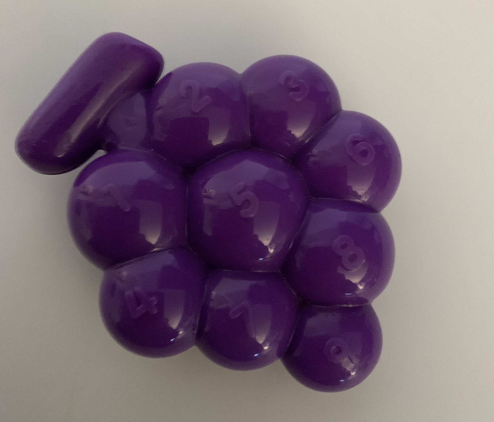LeapFrog COUNT AND SCAN SHOPPER Grocery Food Replacements Peppers 2 and Grapes 9