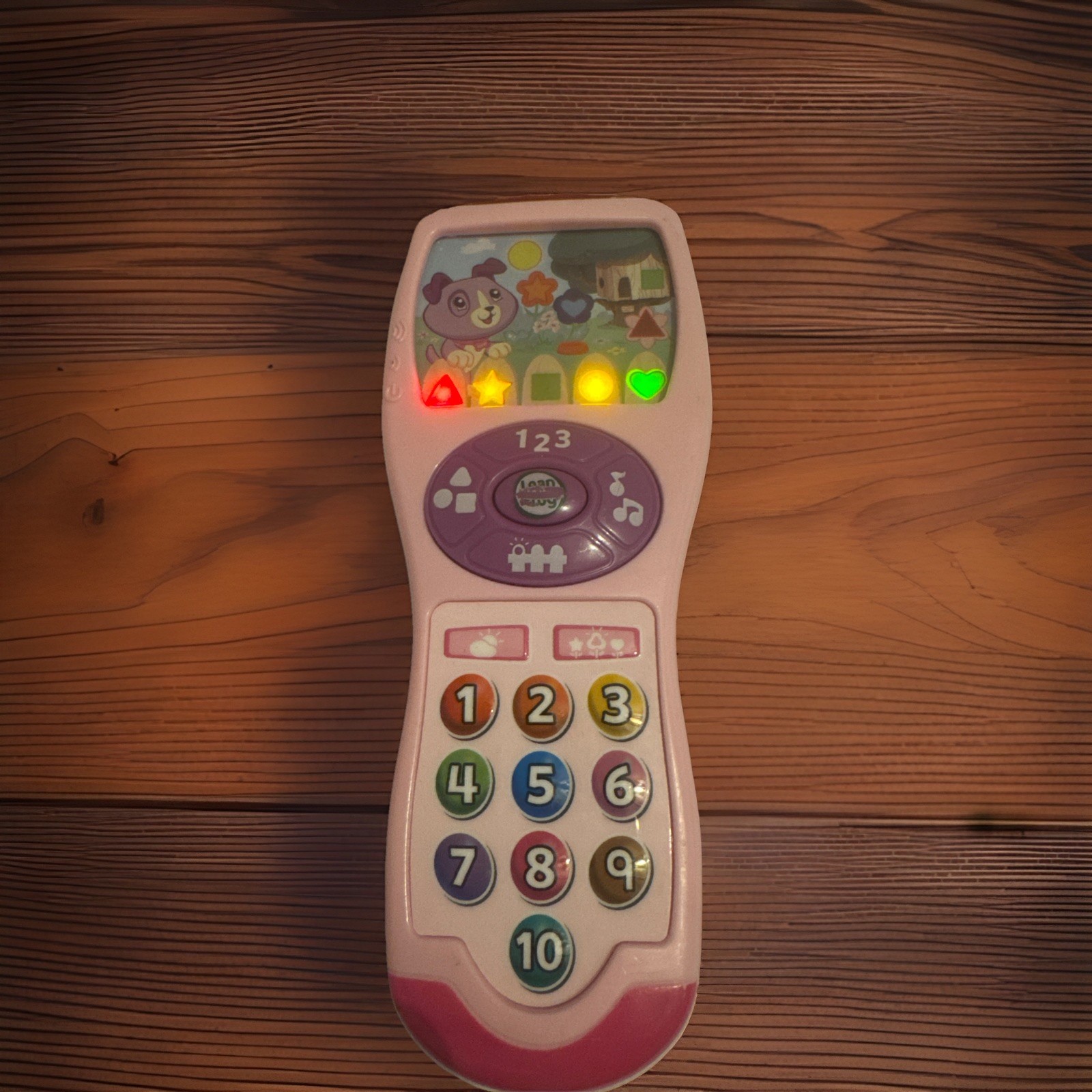 Leapfrog Violet’S Learning Lights Remote, Pink Tested And All Working